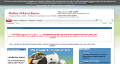 Desktop Screenshot of birdline.org.uk